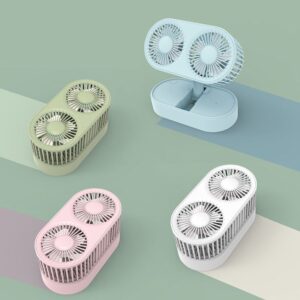 Blue Color Mini Desk Fan